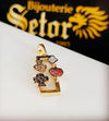 Gold pendant P279 - Bijouterie Setor