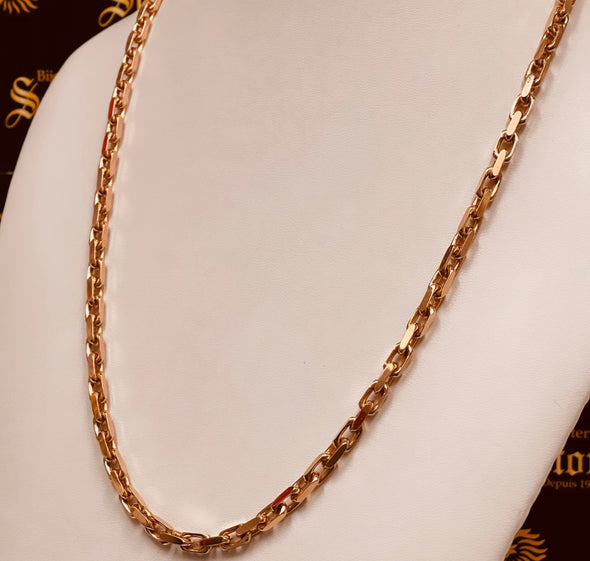 Rose gold link chain MC155 - Bijouterie Setor