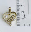 Mom heart pendant P283 - Bijouterie Setor