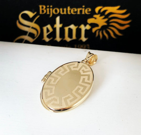 Oval locket P264 - Bijouterie Setor