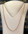 Collier de tennis en or rose et diamants DC023 - Bijouterie Setor