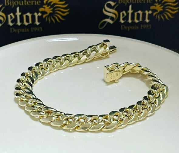 Bracelet à maillons cubains Troy MB127 - Bijouterie Setor