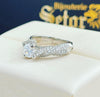 Knotted engagement ring ZER052 - Bijouterie Setor