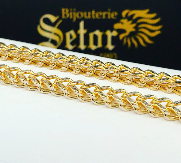 4.5mm DC Franco chain MC044 - Bijouterie Setor