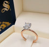 Rose gold solitaire ZER058 - Bijouterie Setor