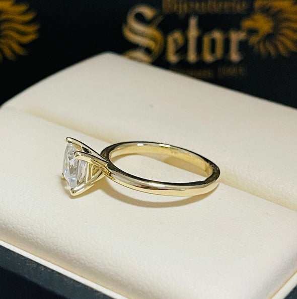 Bague solitaire Amélie ZER066 - Bijouterie Setor