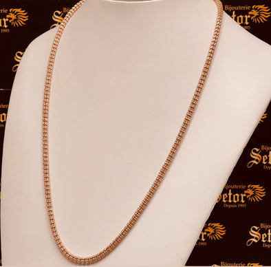 Rose gold Ice chain MC153 - Bijouterie Setor