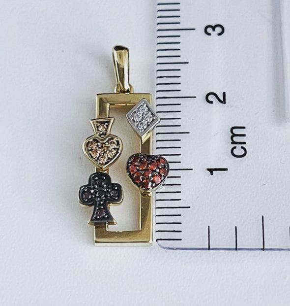 Gold pendant P279 - Bijouterie Setor