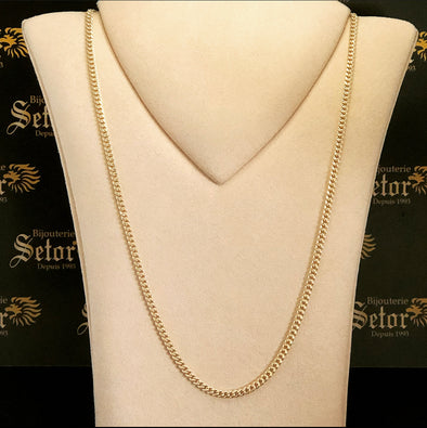 3.5MM Cuban link chain MC091 - Bijouterie Setor