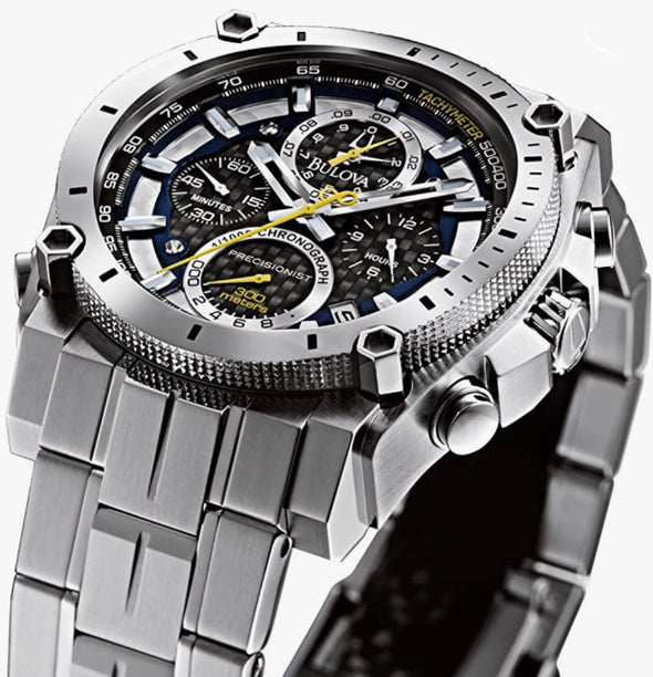 Montre chronographe Bulova Precisionist 96B175 - Bijouterie Setor