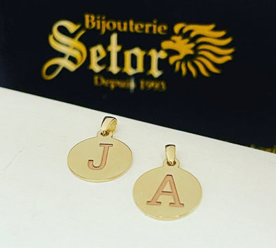 Initial pendant NC071 - Bijouterie Setor