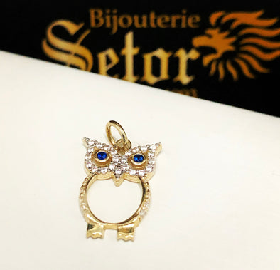 Owl pendant P133 - Bijouterie Setor