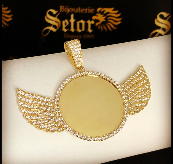 Angel wings picture pendant P238 - Bijouterie Setor