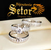 Nelly wedding rings TWR004 - Bijouterie Setor