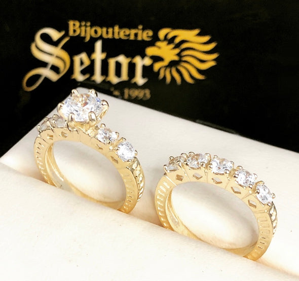 Monica wedding rings ZWR019 - Bijouterie Setor