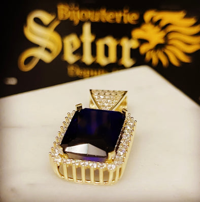 Sapphire pendant P330 - Bijouterie Setor