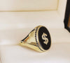 Onyx Dollar ring MR188 - Bijouterie Setor