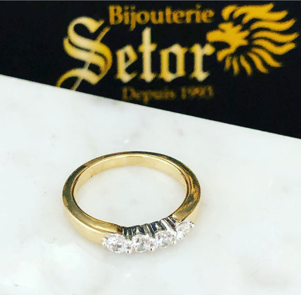 Gazelle semi eternity ring WB035 - Bijouterie Setor