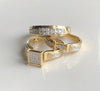 Trio diamond rings DWT006 - Bijouterie Setor