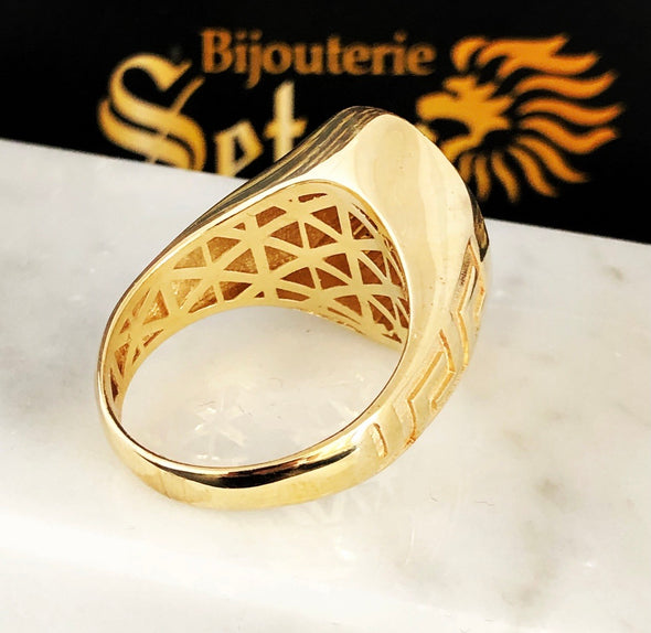 Bague ovale pour homme MR057 - Bijouterie Setor