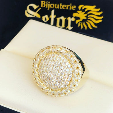 Bague en diamant pour homme Harper MDR015 - Bijouterie Setor