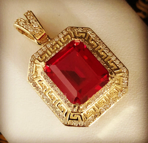 Ruby red pendant P80 - Bijouterie Setor