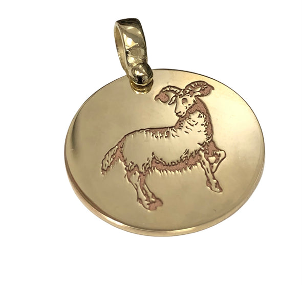 Zodiac sign pendant P287 - Bijouterie Setor