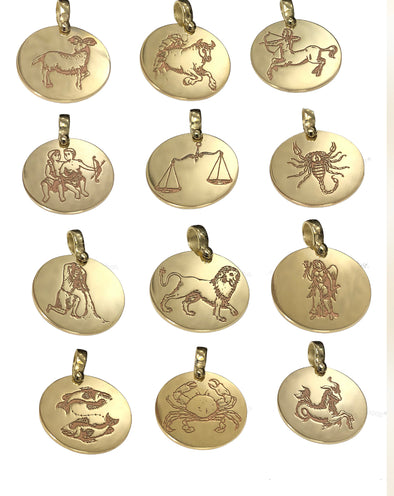 Zodiac sign pendant P287 - Bijouterie Setor