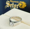 Solitaire engagement ring ZER053 - Bijouterie Setor