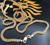 3mm gold Franco chain MC-019 - Bijouterie Setor