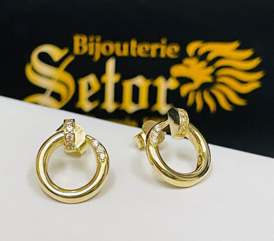 Boucles d'oreilles à clous E253 - Bijouterie Setor