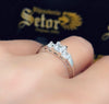 Princess trinity ring ZER021 - Bijouterie Setor