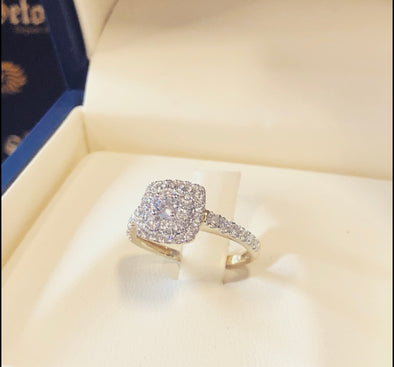 Victoria diamond engagement ring DER035 - Bijouterie Setor