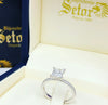 Leona princess diamond ring DER038 - Bijouterie Setor