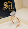 Rose gold solitaire ZER058 - Bijouterie Setor