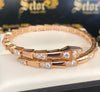 Rose gold diamond bangle DB008 - Bijouterie Setor