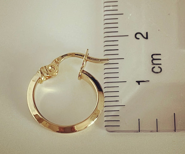 Small hoop earrings E219 - Bijouterie Setor